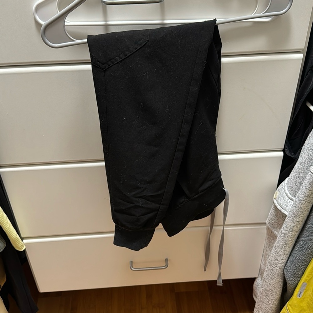 Black joggers Figs XXS petite excellent condition